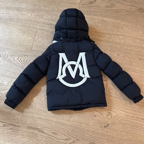 Moncler Puffer Black Jacket Kids size 10 - Picture 2 of 5